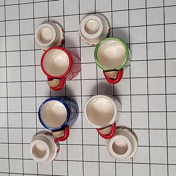 Set of 4 Mini Canisters with Wooden Spoons‎ -   NWOT - Picture 4 of 7